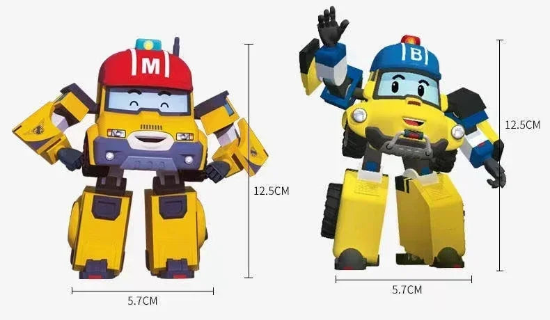Silverlit Robocar Korea Robot Kids Toys Plastics Transformed