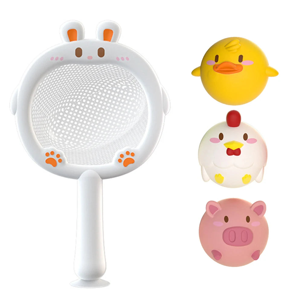 Baby Cute Animals Bath Toy LED Light Up