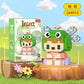 Animal Cat Bricks Constructor Set Micro Building Blocks