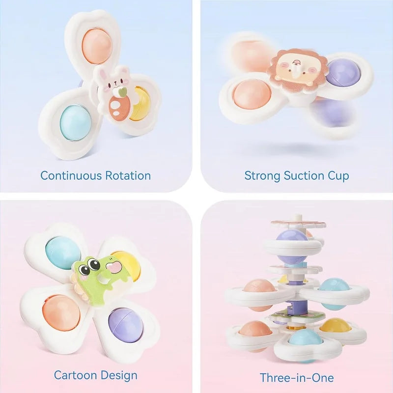 Suction Cup Spinner Toys for 1 2 Year