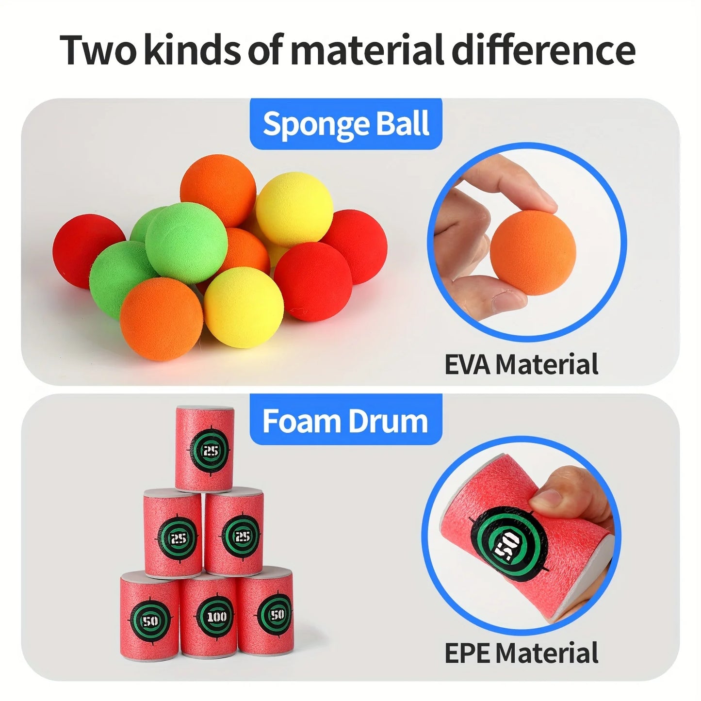 Soft Bullet Target Practice Toy for Children Educational