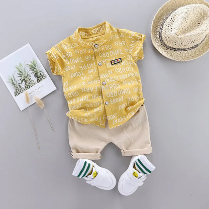 New Summer Baby Boys Clothes Suit Children Fashion