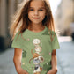 Girl T Shirts Cartoon Cat Graphic T Shirts