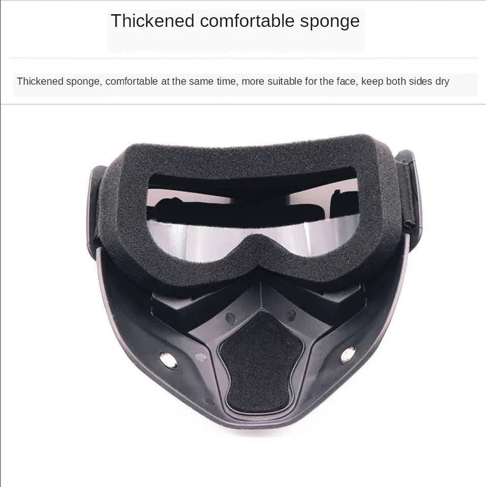 Tactical Face Goggles Mask Kids Water Soft EVA