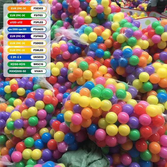 100PCS Outdoor Sport Ball Colorful Soft Water Swim