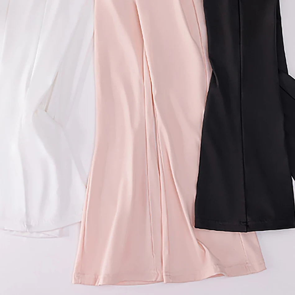 Stylish Children High Waisted Slimming Comfortable Bootcut Leggings
