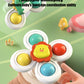 3Pcs Set Suction Cup Spinning Cartoon Animal Spinner