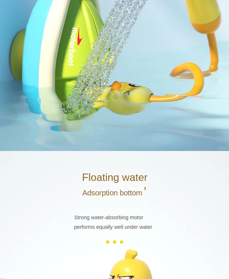 Baby Bath Toys Cute Duck Electric Water Spray