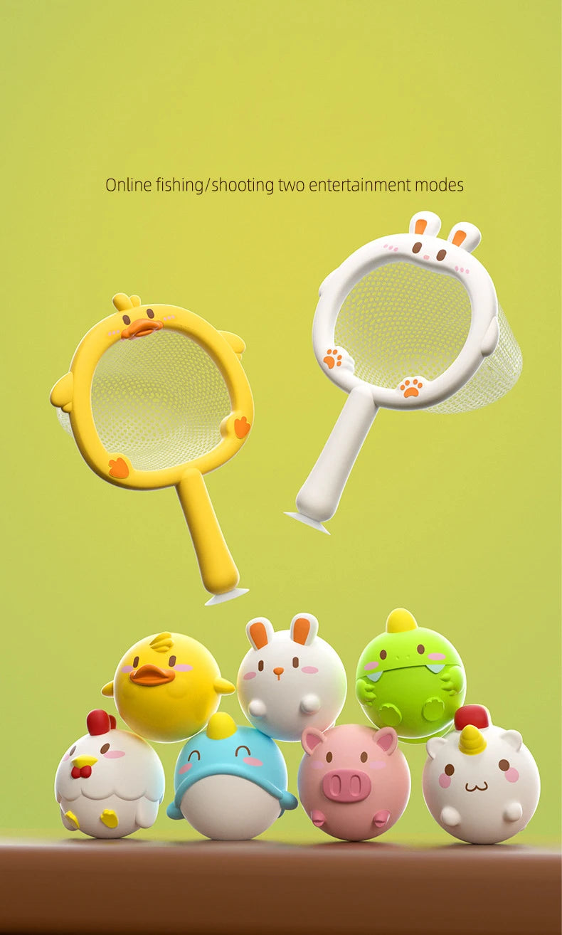 Baby Cute Animals Bath Toy LED Light Up