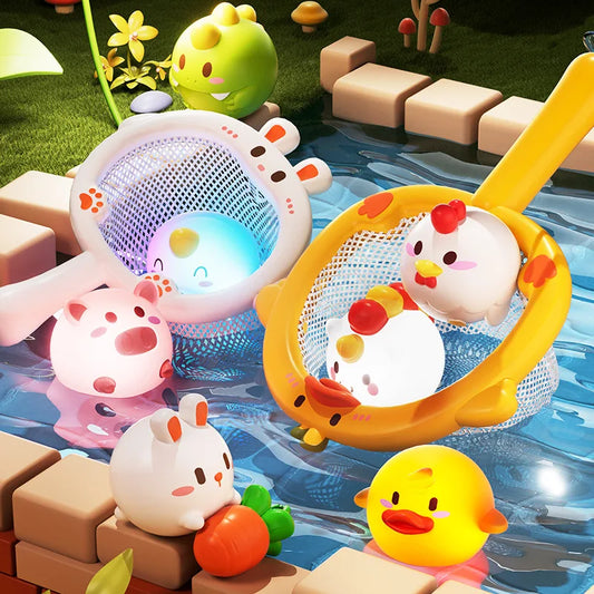 Baby Cute Animals Bath Toy LED Light Up