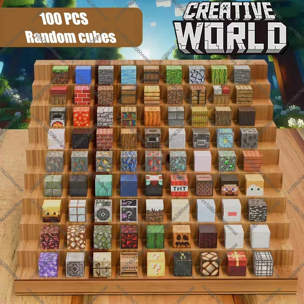 Magnetic Building Blocks Mine World Magnet Cube for