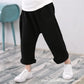 Kids Pants Boy Girl Summer Solid Color Linen