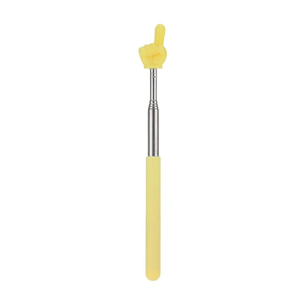 1PC Stainless Steel Teaching Pointer Telescopic Rod Finger