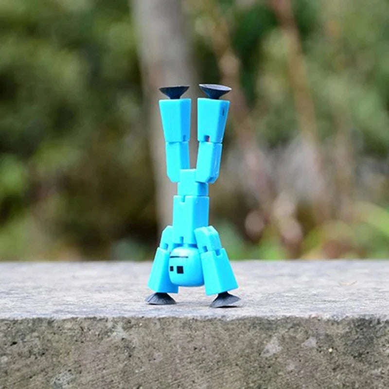 Suction Cup Stickbot Toys Sticky Robbot Toys for