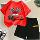 Racing children s pure cotton T shirt set