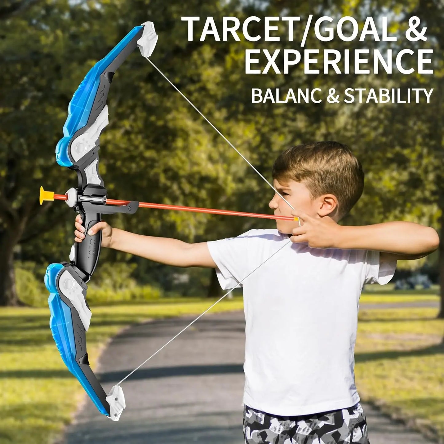 Kids Bow and Arrow Set LED Light Up