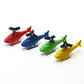 1 3 5sets Bamboo Dragonfly Handle Pull Helicopter