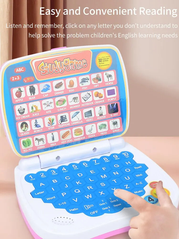 English Learning Small Laptop Toy for Kids 2
