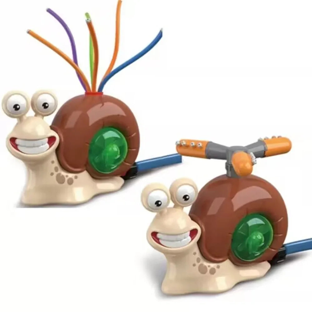 Water Spray Outdoor Toy Snail Sprinkler Backyard Garden