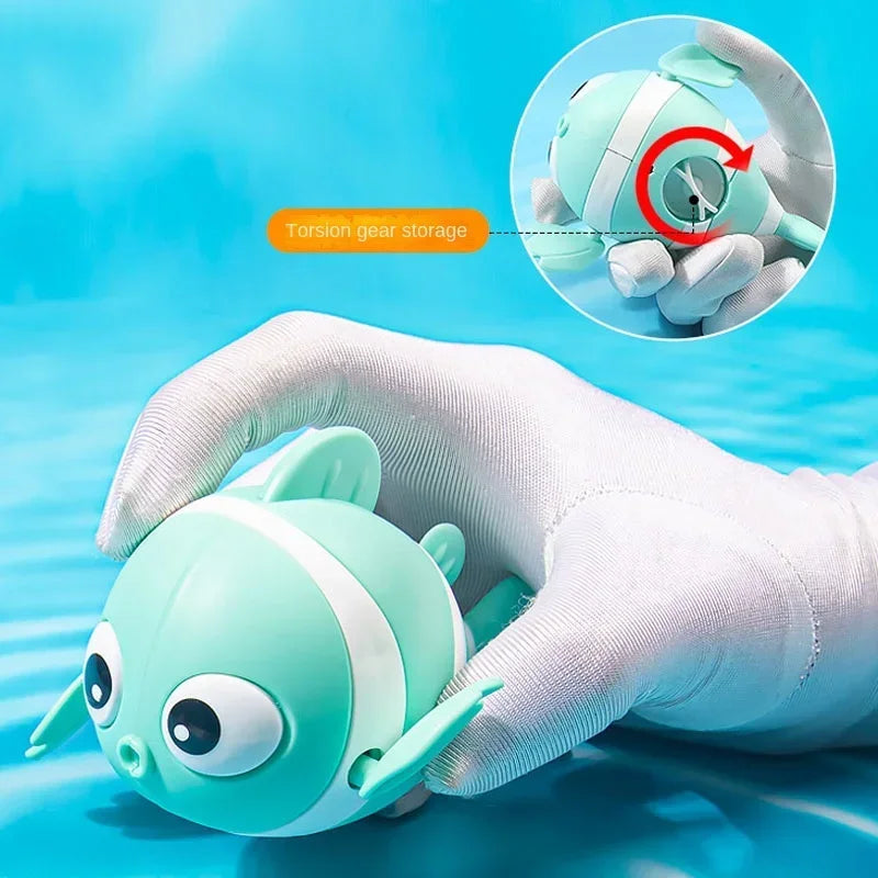 Bath Toys Cute Swimming Clown Fish Bath Toy