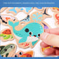 Montessori Wooden Fishing Toys For Children Cartoon Marine