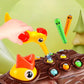 Montessori Educational Toys for Children Woodpecker Catch Worms