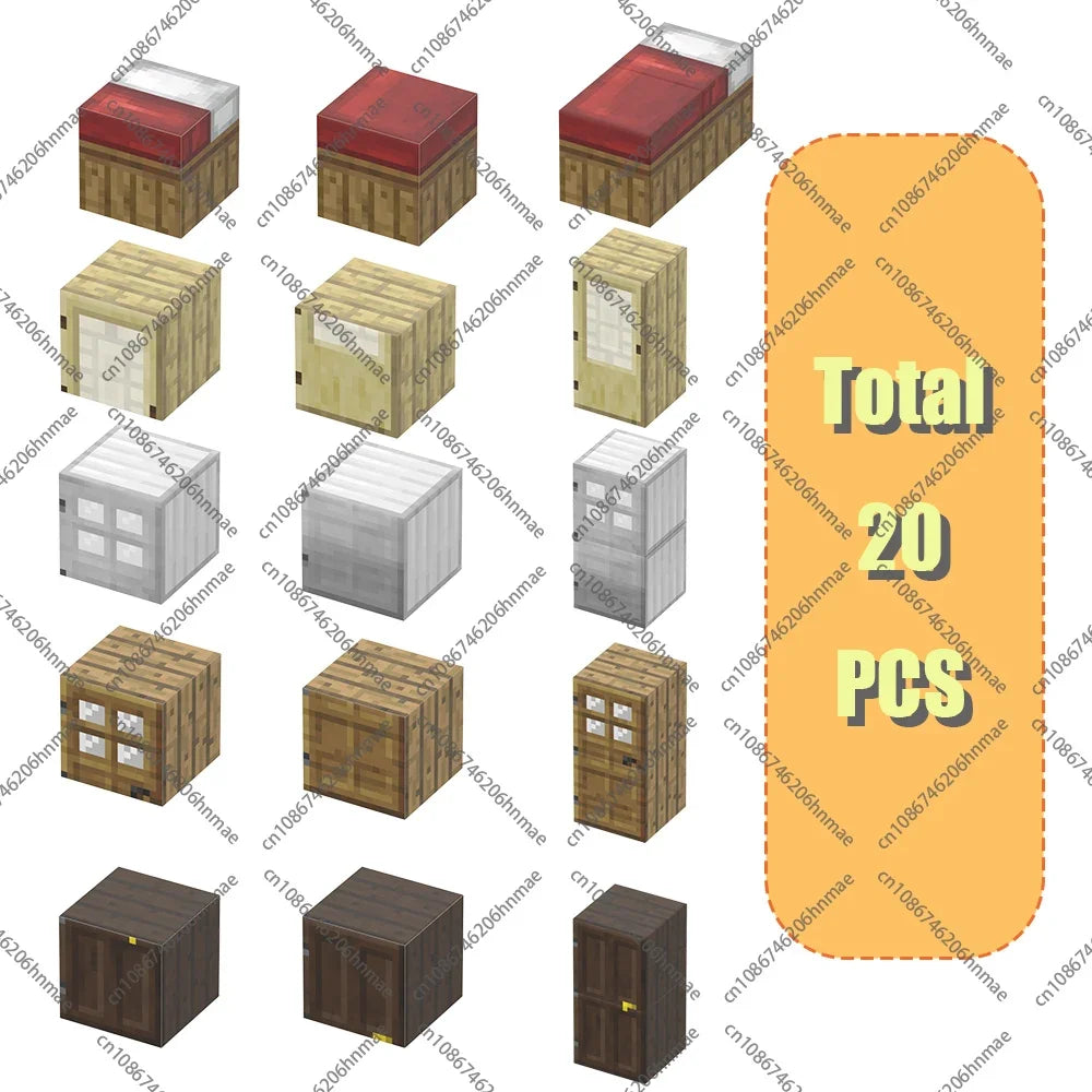 Magnetic Building Blocks Mine World Magnet Cube for
