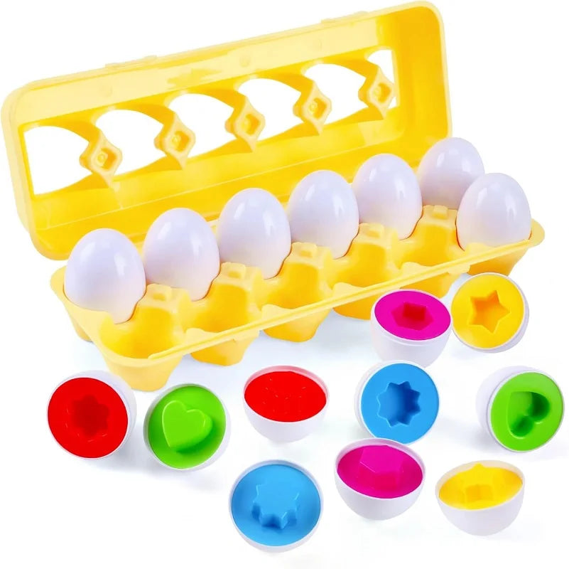 Matching Eggs Toys for Kids 1 2 3Toddlers