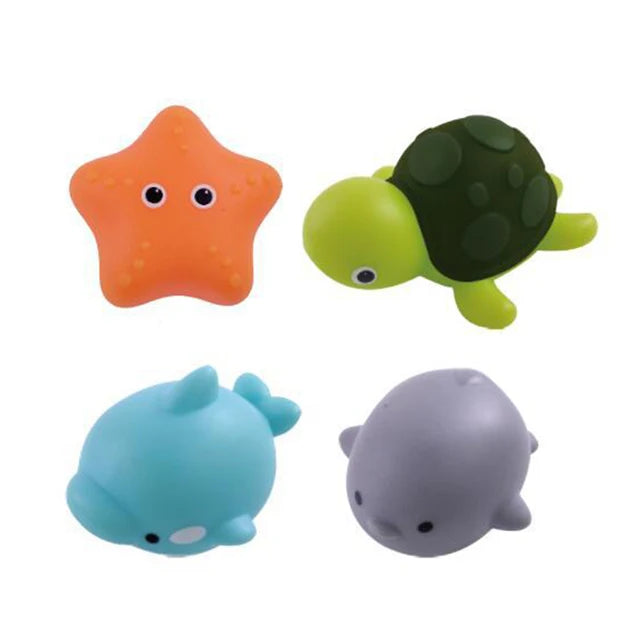 Baby Cute Animals Bath Toy LED Light Up