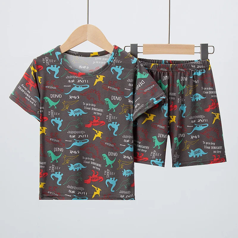 Summer CHILDREN S Clothing Short Sleeve Shorts 2