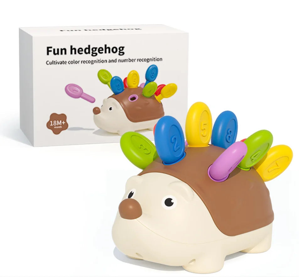 Hedgehog Montessori Baby Toys Hand eye Coordination Fine