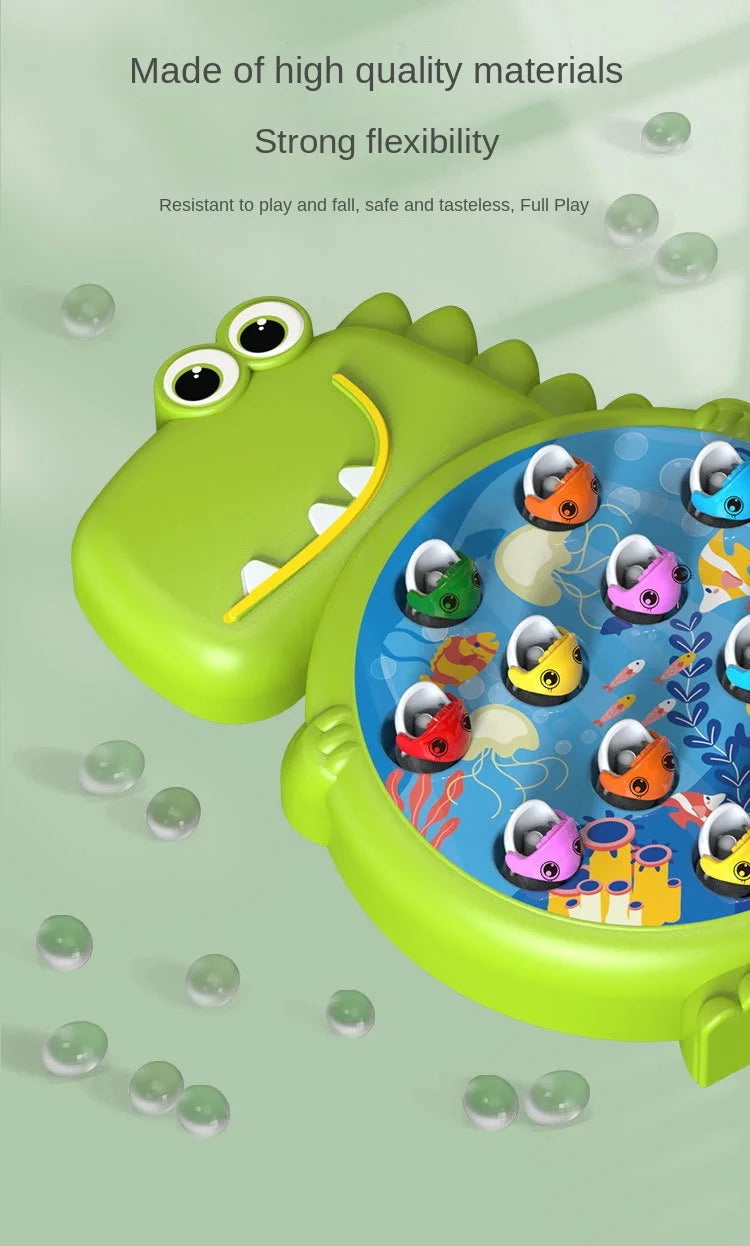 Dinosaur Simple Magnetic Fishing Toys Play Rod Game