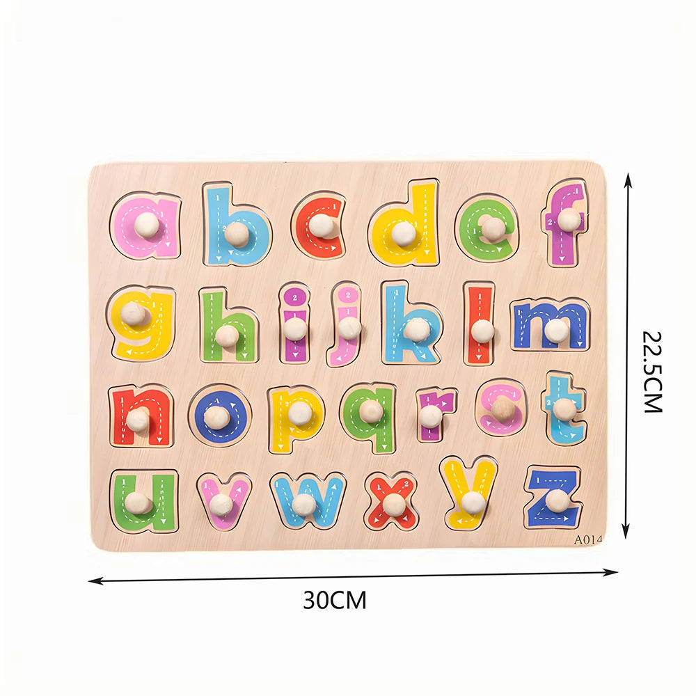 Children Wooden Puzzle Montessori Toys For Baby 1