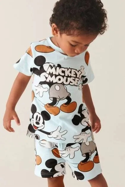 Boys Summer Clothing 2pcs Full Print Tshirt Shorts