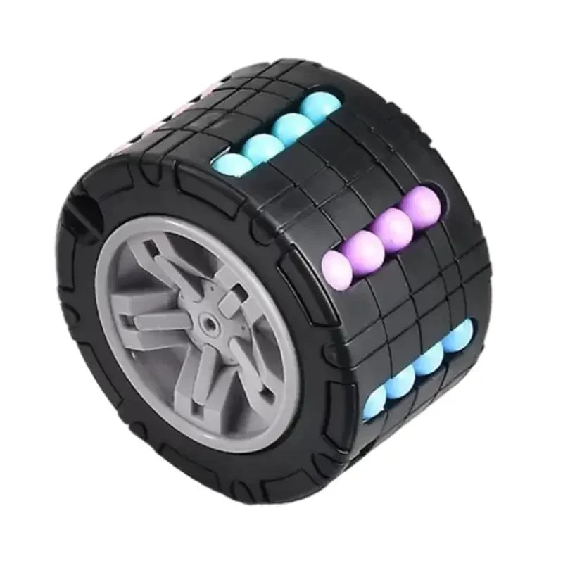 3D Cylinder Cube Toy Magical Bean Gyro Rotate