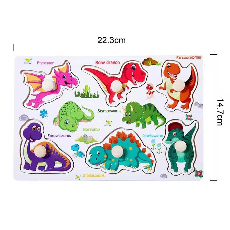 Children Wooden Puzzle Montessori Toys For Baby 1