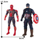2024 Marvel Spiderman Hulk Ironman Anime Action Figure
