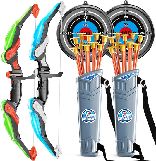 Kids Bow and Arrow Set LED Light Up