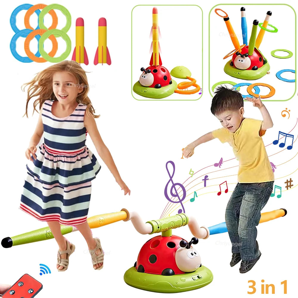 3 in 1 Musical Jump Sports Toys Toss