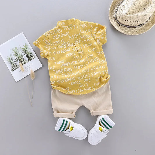 New Summer Baby Boys Clothes Suit Children Fashion