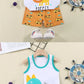 Children Sets Kids Vest Suit 2PCS Set Summer