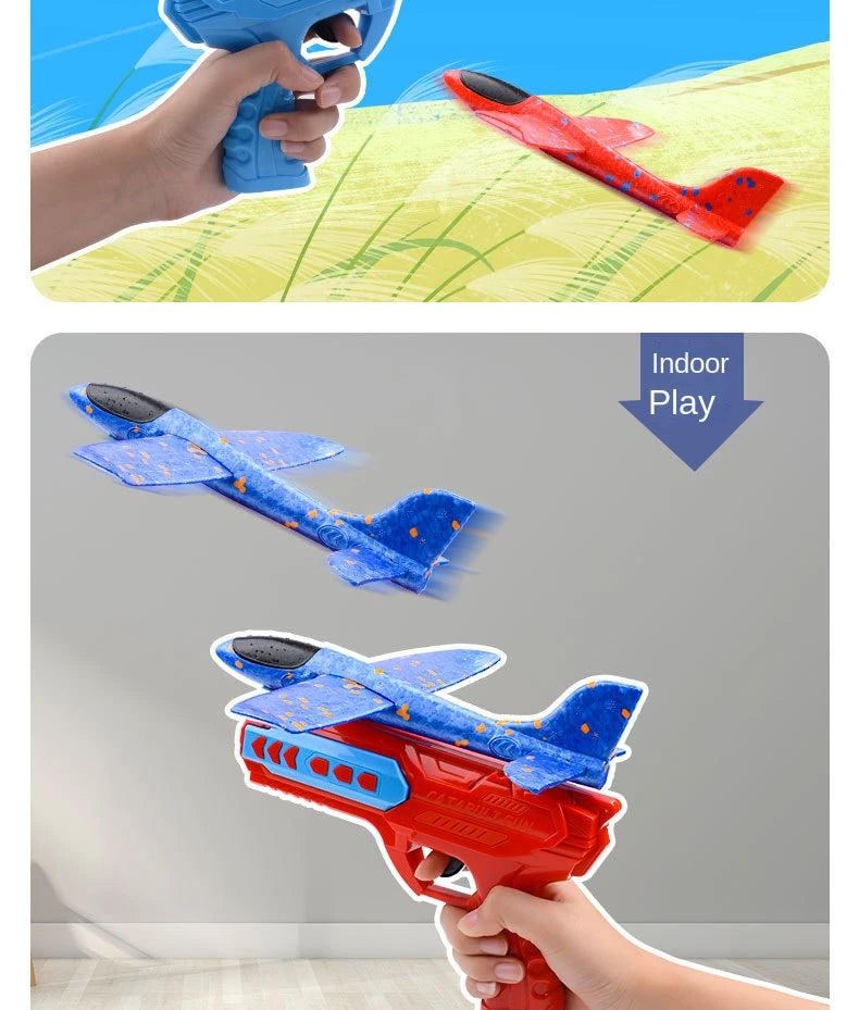 Children s Ejection Aircraft Toys Foam Aircraft Glider