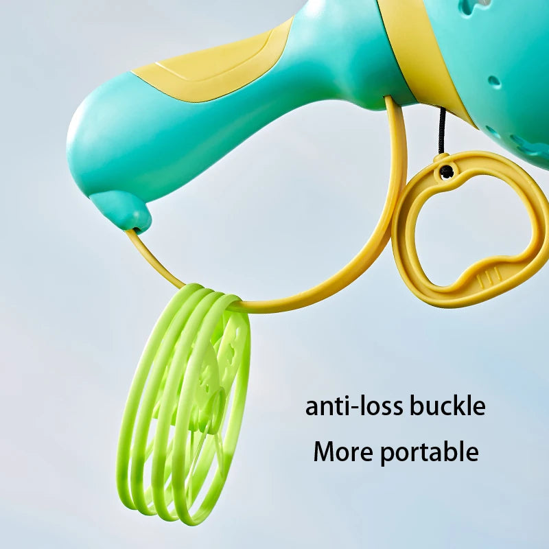 Pull String Flying Saucer Disc Launcher Kids Flying