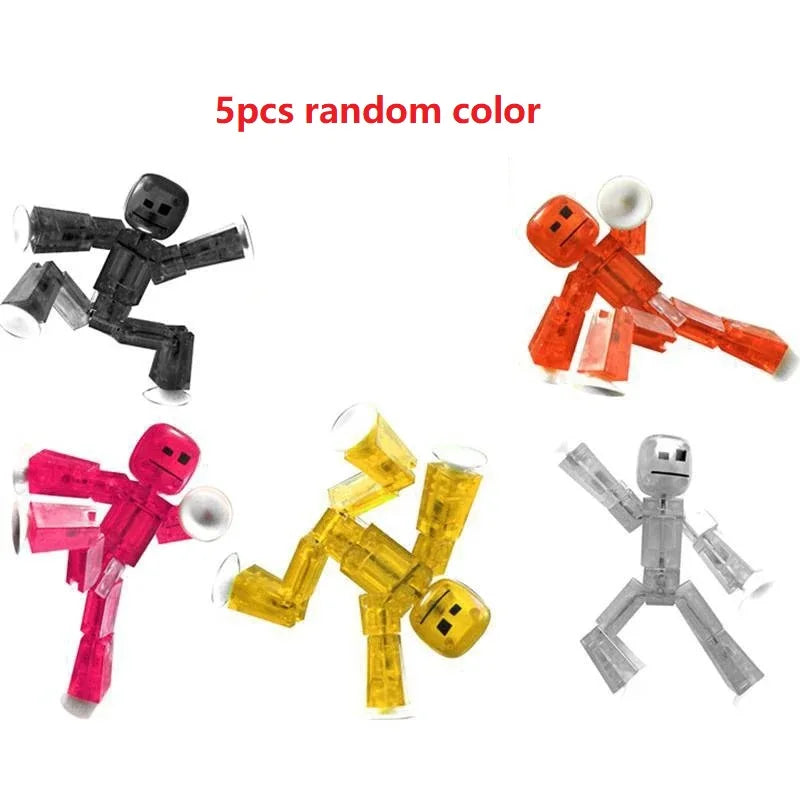Suction Cup Stickbot Toys Sticky Robbot Toys for