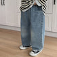 Spring and Autumn Children s Pocket Wide Leg
