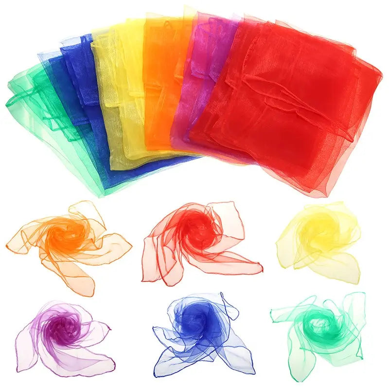 6 Colors Practical Gymnastics Scarves For Outdoor Game