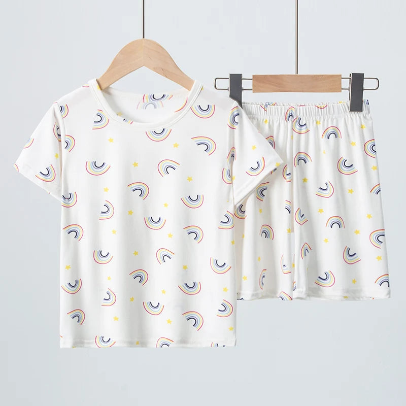 Summer CHILDREN S Clothing Short Sleeve Shorts 2
