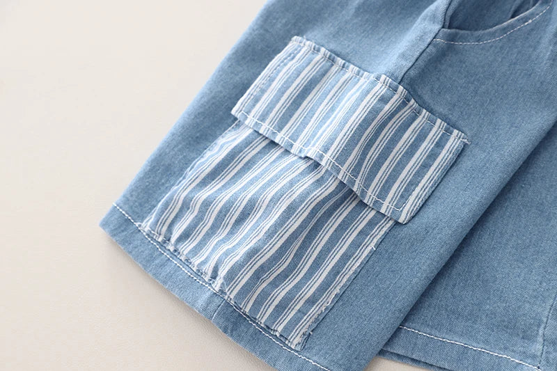 Infant Fashiont Bay Boys Denim Clothing Sets Summer