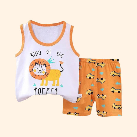 Children Sets Kids Vest Suit 2PCS Set Summer