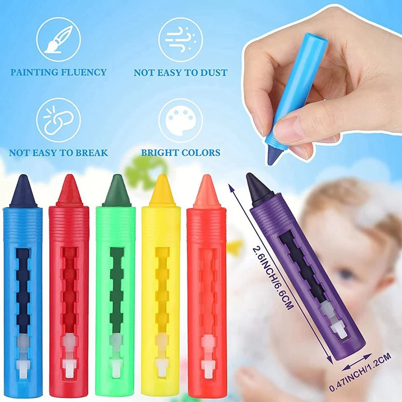 Bathroom Crayon Erasable Graffiti Toy Washable Doodle Pen